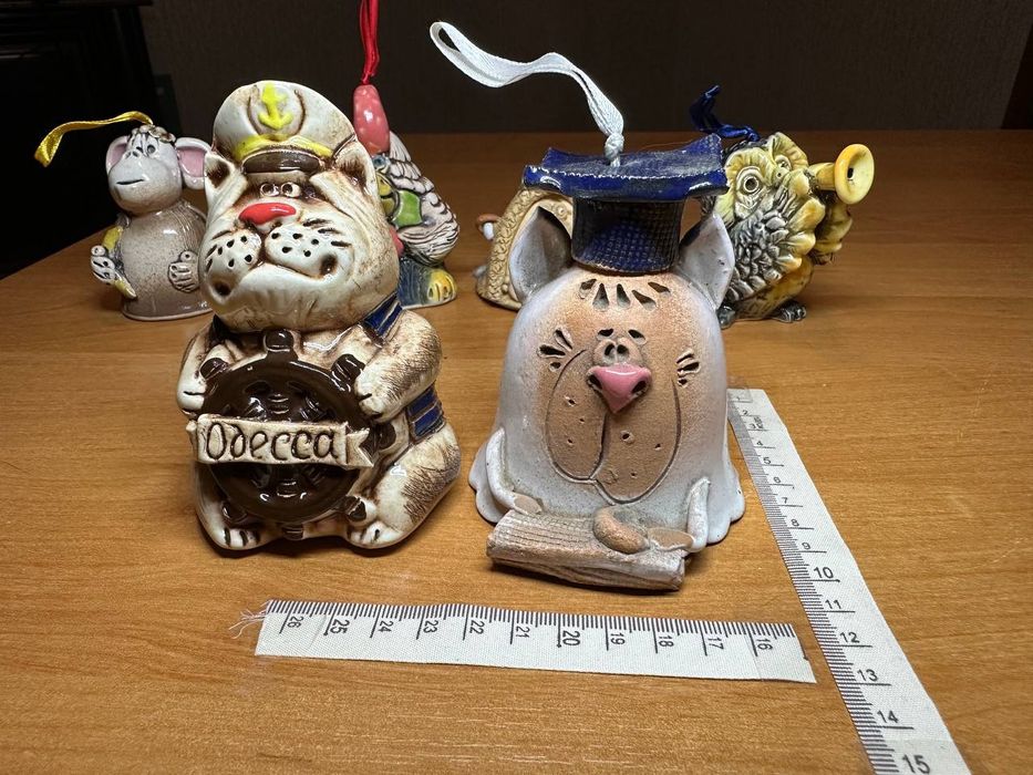 Дзвіночок керамічний кошеня, котики, кіт, кішка