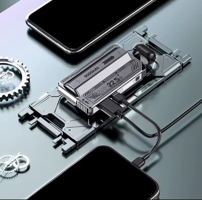 Powerbank на 21700 PD 20w Type C ,  5000 Mah QC 22.5w USB A Liitokala