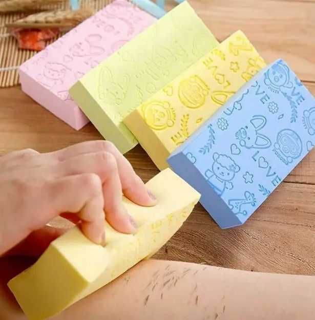 Губка-скраб відлущувальна  для тіла, Мочалка для пілінгу