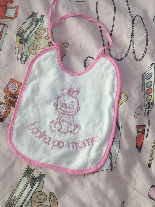 Nowy Śliniak z napisem