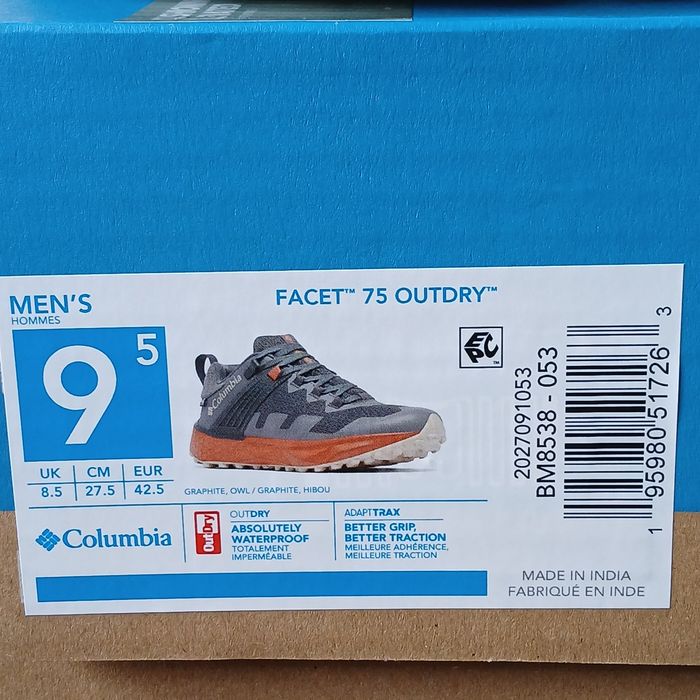 Columbia Facet 75 Outdry