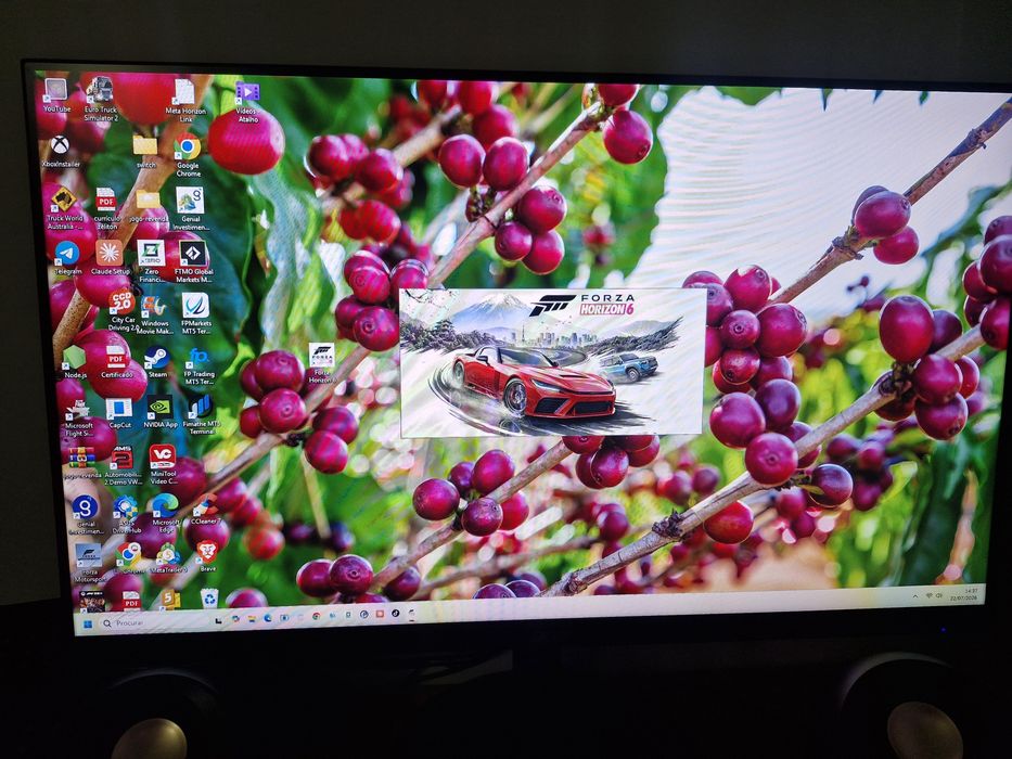 PC Com 2 anos de GARANTIA. Pc gamer Placa Asus Geforce RTX 4060 + monitor 27" Acer