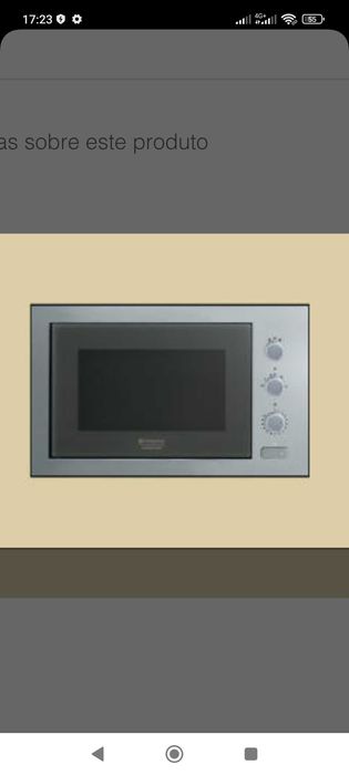 Microondas encastre Ariston