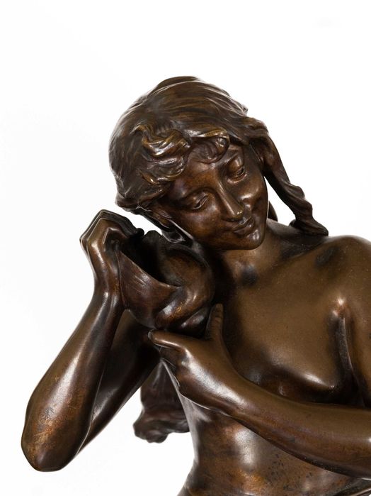 Escultura bronze Eurídice Eugène Marioton | século XIX