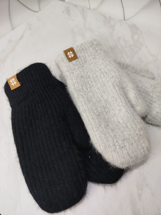 Рукавиці, рукавички ангора, ангорка /кролик, теплі зимові жіночі