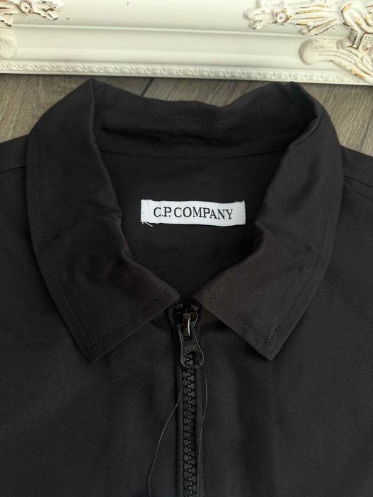 Овершот сорочка C.P Company чорна мужская курточка сп компани