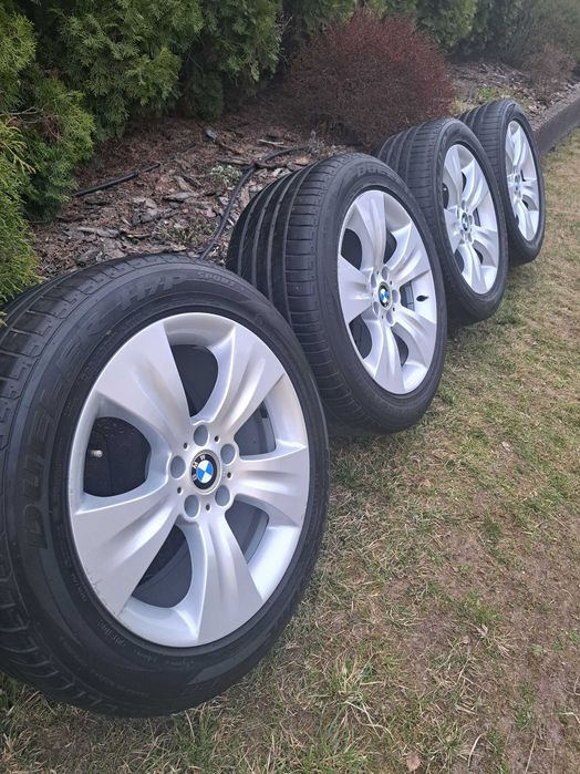 Felgi 19" BMW E70 orygianlne OE wraz z oponami letnimi stan BDB