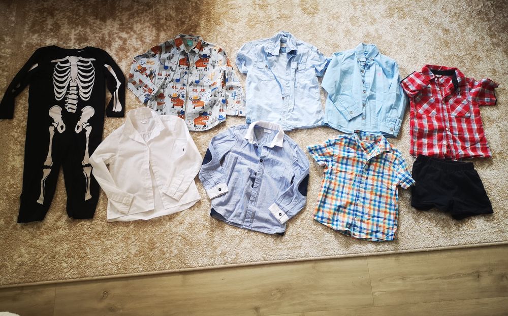 Mega paka 67 sztuk ubranek dla chłopca 116