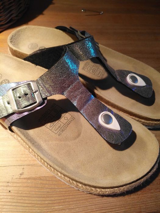 nowe klapki espadryle japonki 40