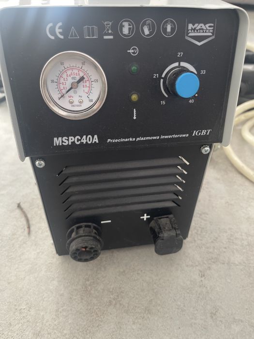 Przecinarka plazmowa do metalu mac allister 40A