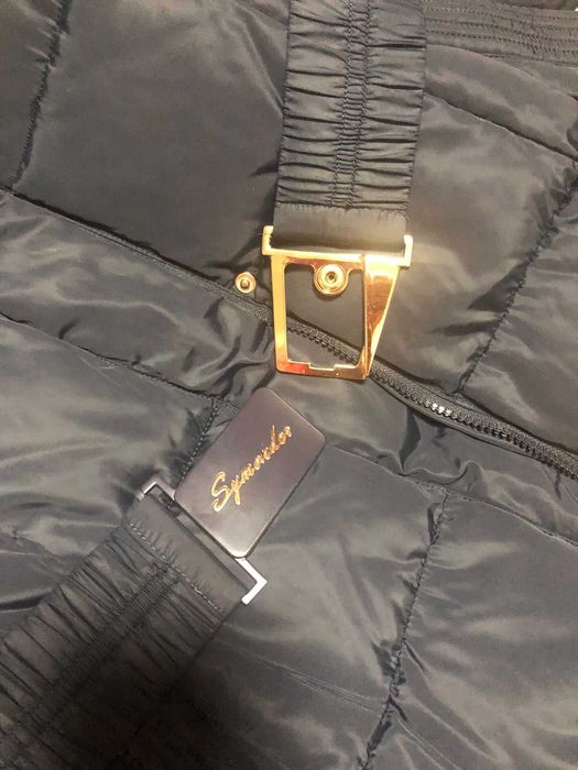 Длинное макси пальто пуховик с чернобуркой большой размер хххл