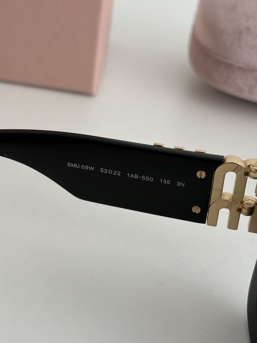 Okulary przeciwsłoneczne Miu Miu oryginał 09WS 1AB5S0 53