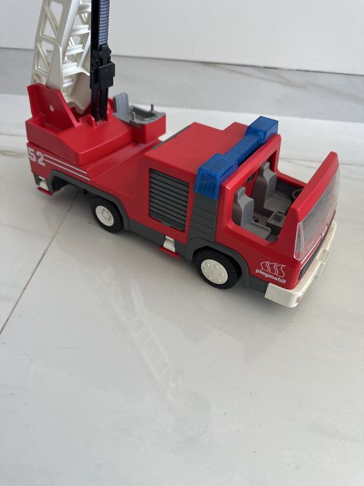 Playmobil da série Resgate/Brigada de Incêndios (1996), conjunto 3879 com atrelado 3179