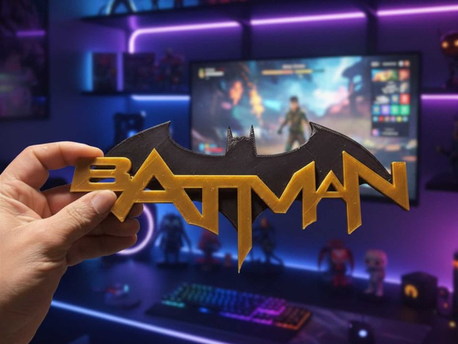 Placa decorativa Batman Arkham Knights 25 cm