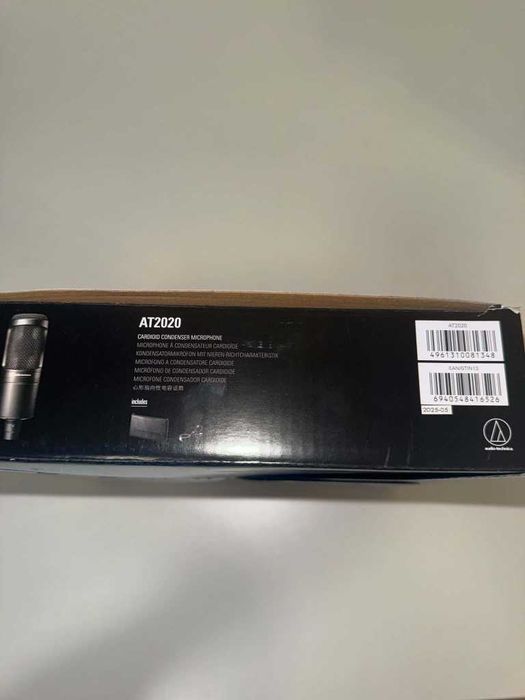 NOWY Mikrofon Pojemnościowy Audio-Technica AT2020