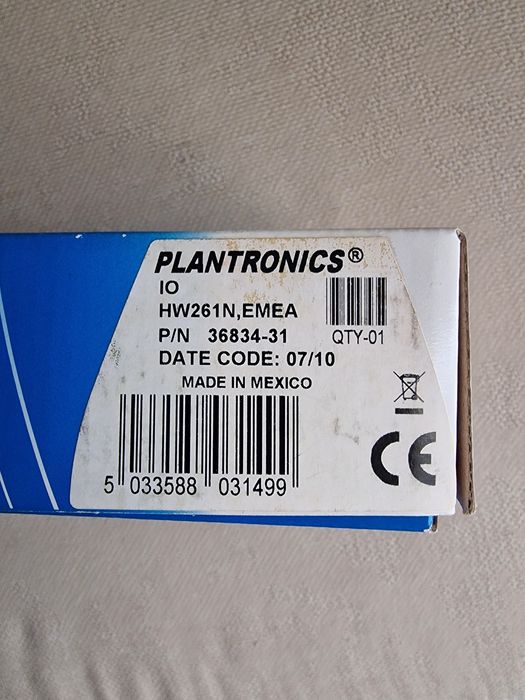 Headset profissional Plantronics HW261N – cancelamento de ruído