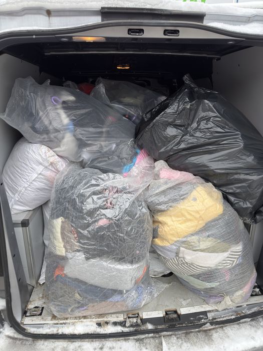 Odzież używana – mix | ok. 500 kg | pełen bus | Suwałki