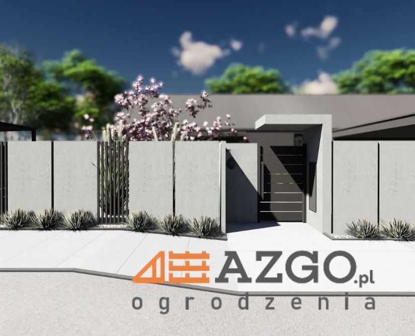 Nowoczesne L-ki betonowe 2x1m – trwałe ogrodzenie dostępne od ręki