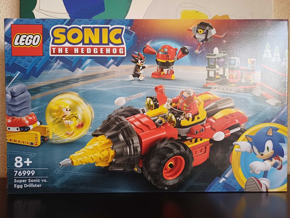 LEGO 76999 Sonic the Hedgehog Super Sonic Vs. Egg Drillster
