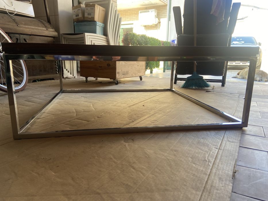 Mesa de Centro eucalipto fumado