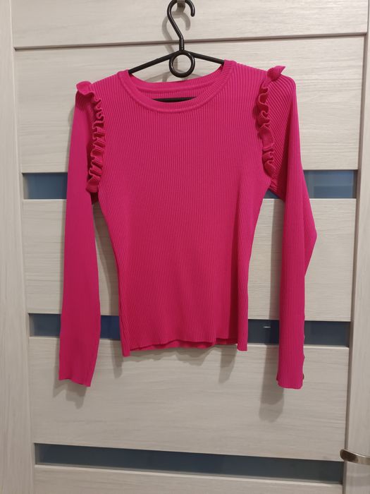 Bluzka damska prążkowany materiał