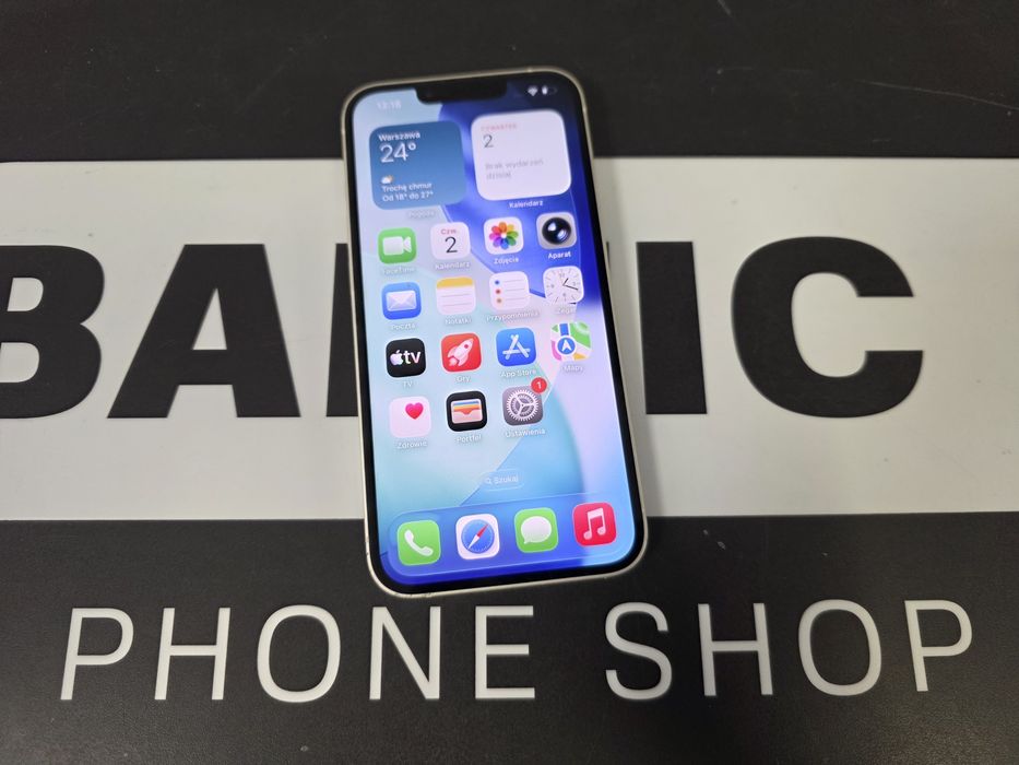 Sklep ładny Apple Iphone 14 128gb white bateria 100% oryg