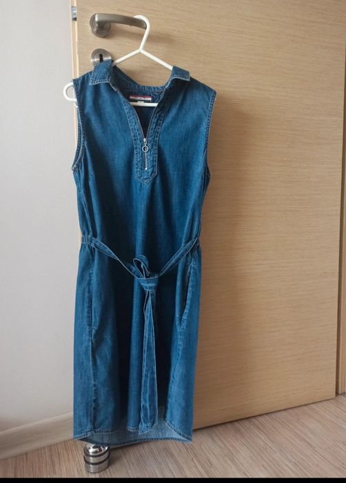 Sukienka denim Tommy Hilfiger 38