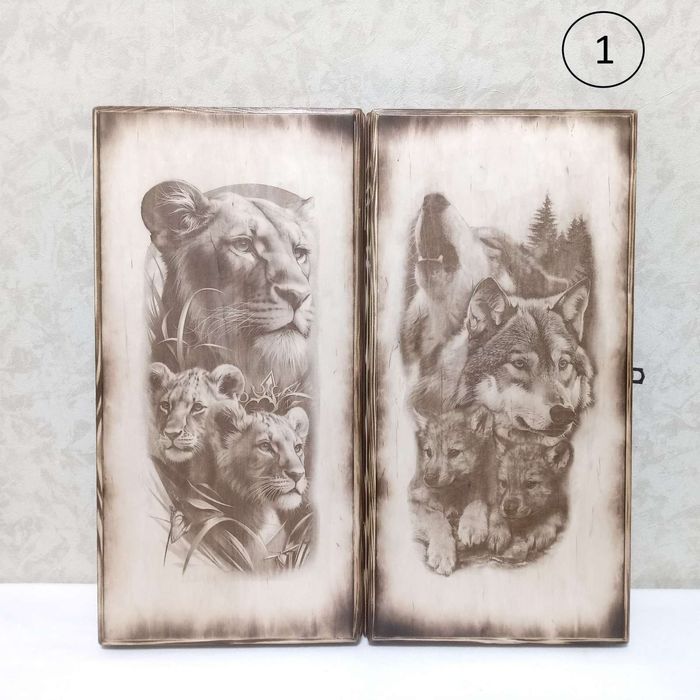 Нарды для подарка.  50х25х5 см.