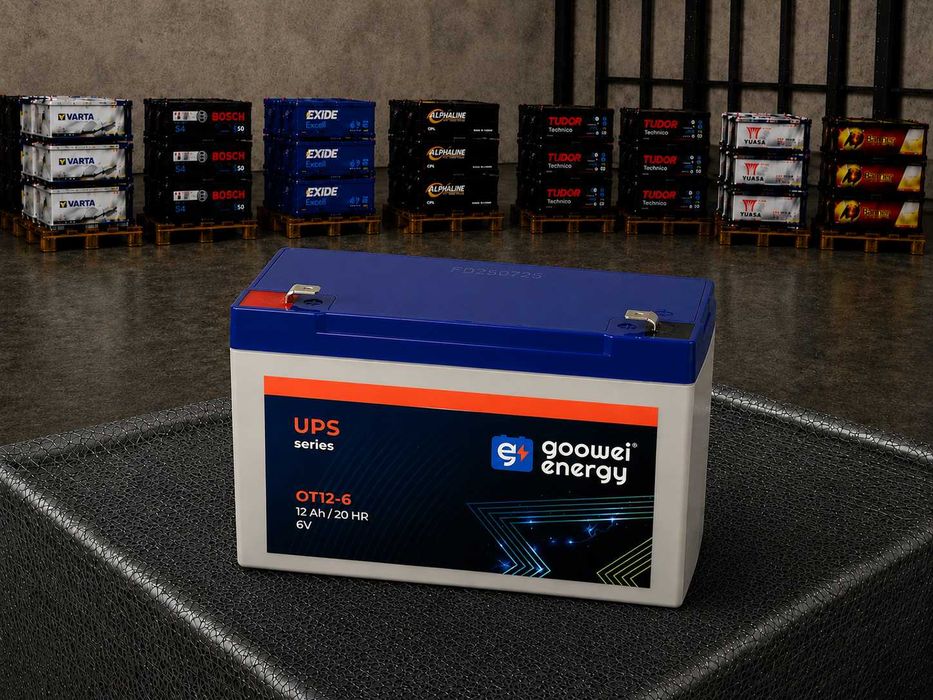 Акумулятор батарея GOOWEI ENERGY OT12-6, 12Ah, 6V, 8595669501101