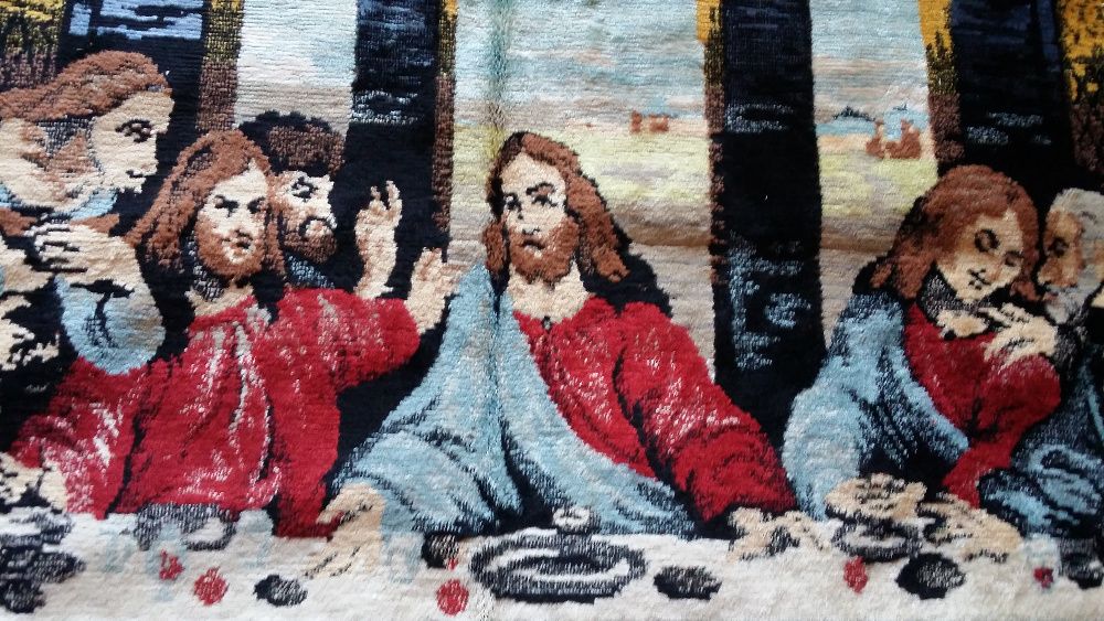 Quadro Tapeçaria Última Ceia de Cristo