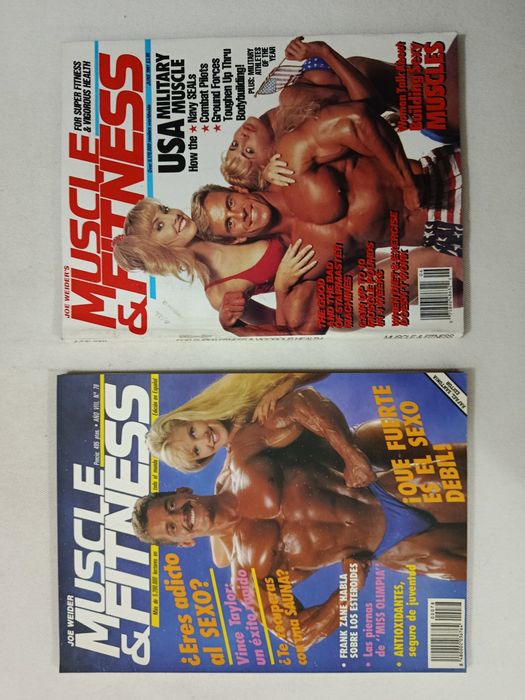 5 revistas  MUSCLE & FITNESS ( Musculação )
