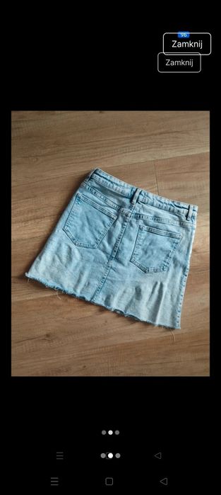 Jeansowa spódniczka