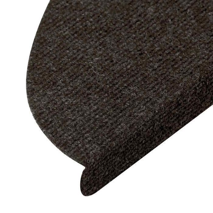 Vidaxl Samoprzylepne Nakładki Na Schody, 15 Szt., 56X17X3 Cm, Czarne