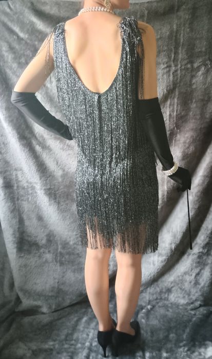 Kostium dla kobiety Lata 20 Wielki Gatsby Charleston Retro Flaperka