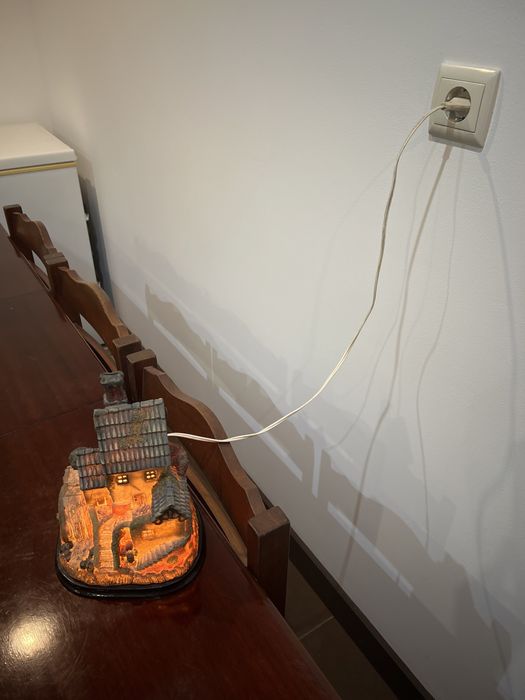 Casa de efeito com luz