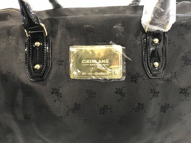 Saco Preto Grande Oriflame NOVO