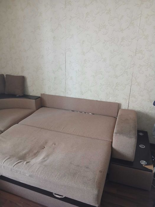 Великий кутовий диван під ремонт чи реставрацію / Куток розкладний б/в