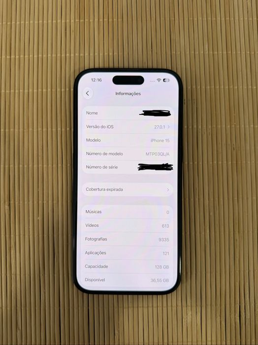 Iphone 15 Preto com garantia