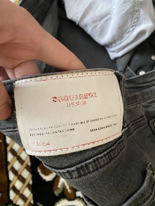 Джинси Dsquared2 оригінал, сірі, slim fit