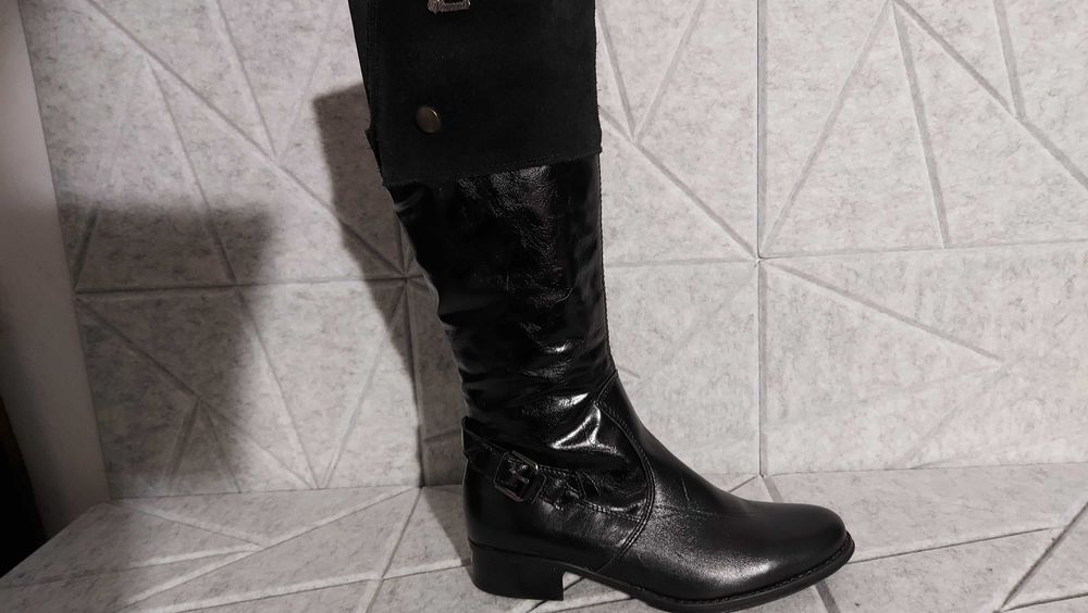 kozak damski skóra naturalna i eko rozmiar 37