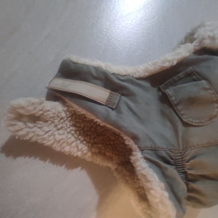 Ciepła czapka na polarze z misiem rozmiar 50