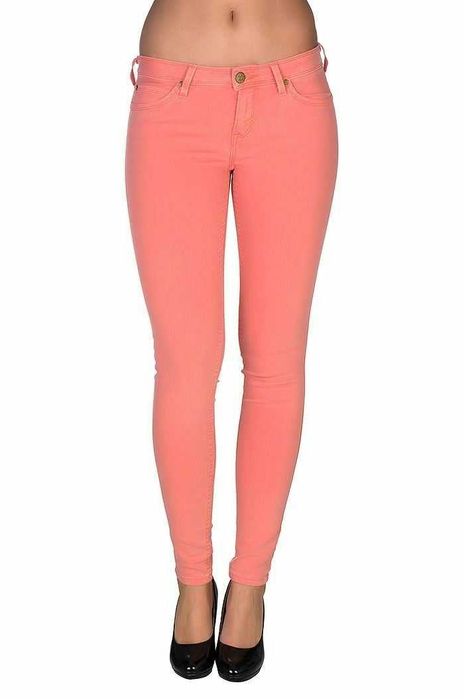 LEE 28/33 Toxey nowe z metka slim fit pomarańczowe