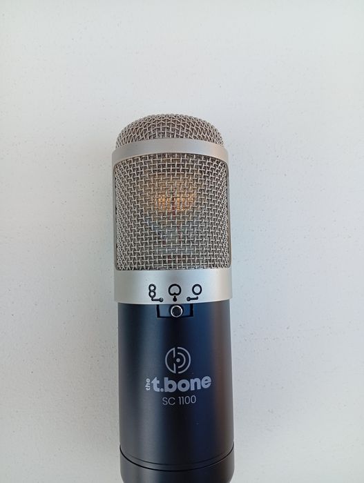 Microfone condensador T.bone Sc1100 profissional Novo!