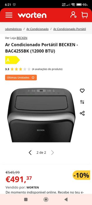 Ar condicionado Becken