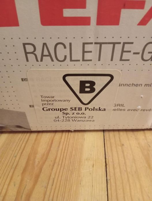 Grill elektryczny TEFAL ry type 1405 serie 1