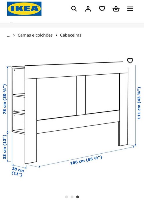 Móvel cabeceira IKEA