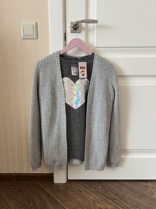 Комплект лонг + кардиган Primark