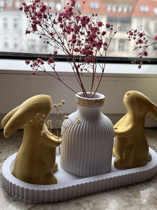 Zestaw króliki Wielkanocne 3D