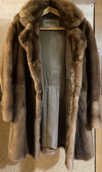Норкова шуба  натуральна