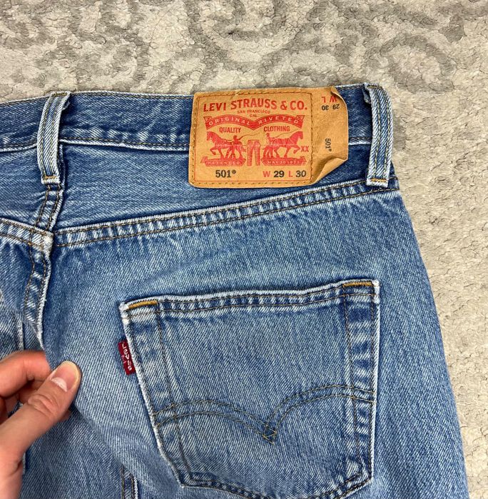 Jeansowe Spodnie Levi’s 501 Baby Blue